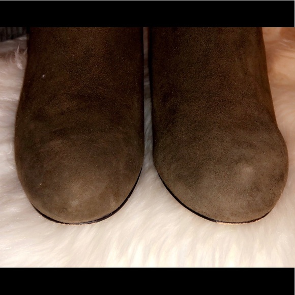 COACH Olive Suede Ankle Bootie - Picture 4 of 6